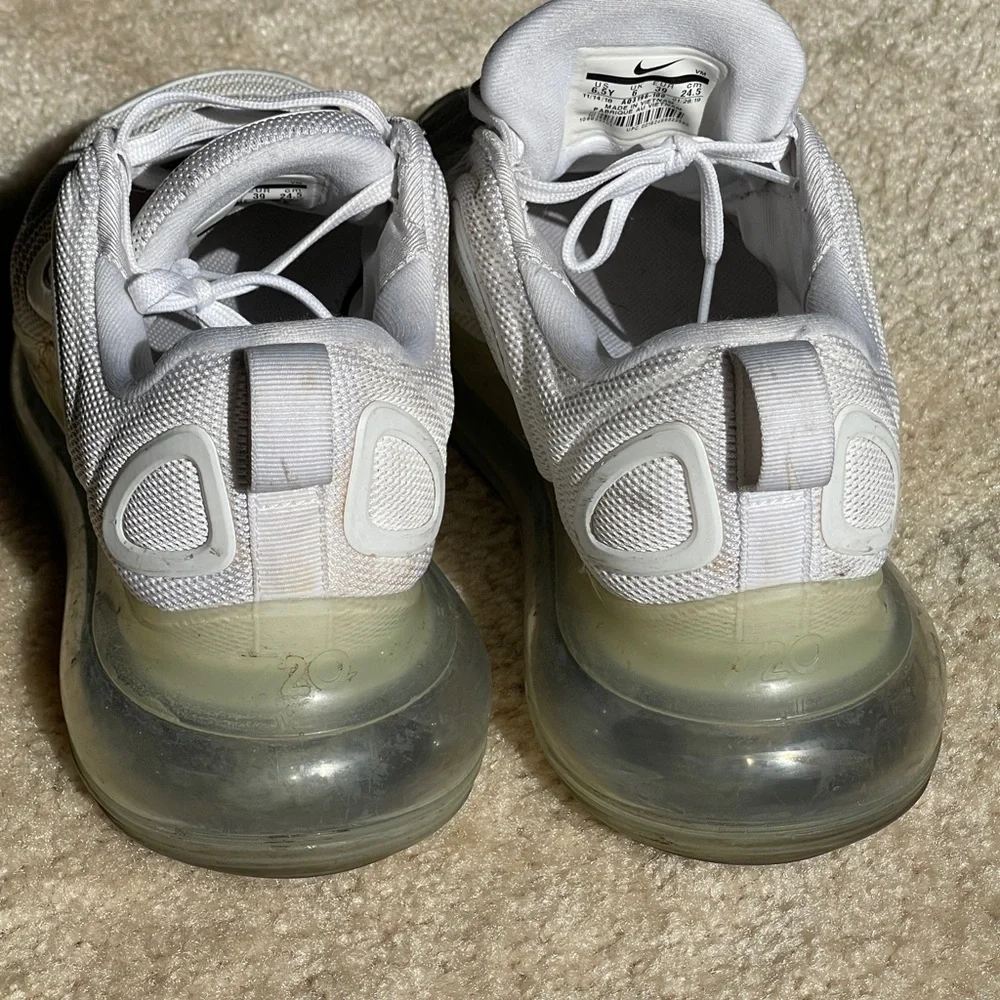 Nike White Air Max with Transparent Sole